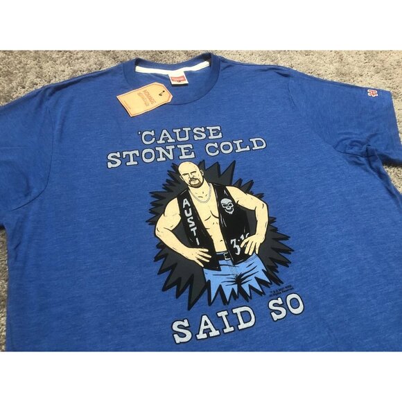 WWE x HOMAGE Stone Cold Steve Austin SAID SO t-shirt sz XL wwf vtg rock raw 3:16 - Picture 1 of 5